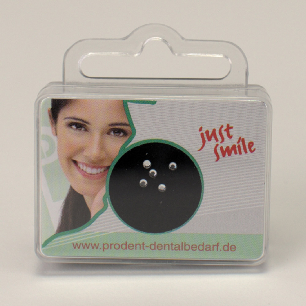 Dental Mini Zahnschmuck Jewel wit 1,5, stuks