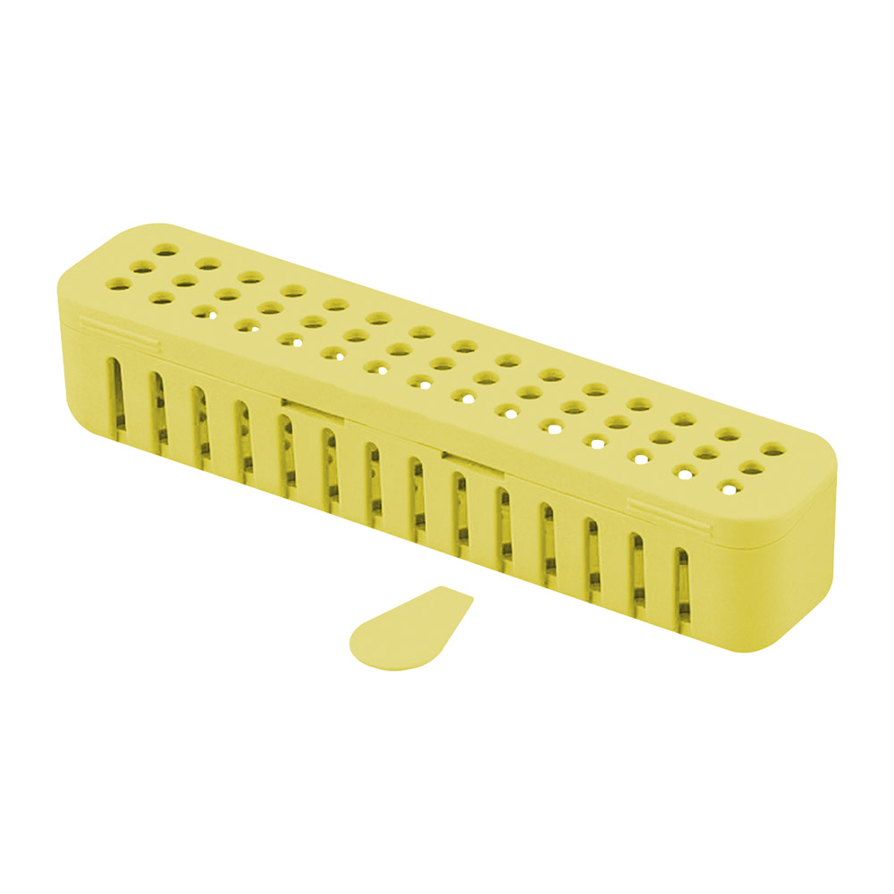 Steri-Container Compact neon geel, stuk