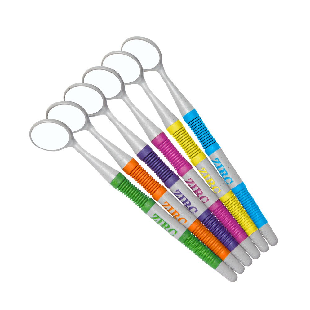 Crystal HD Compleet Mondspiegel Soft Grip #5 neon, 12 stuks gesorteerd