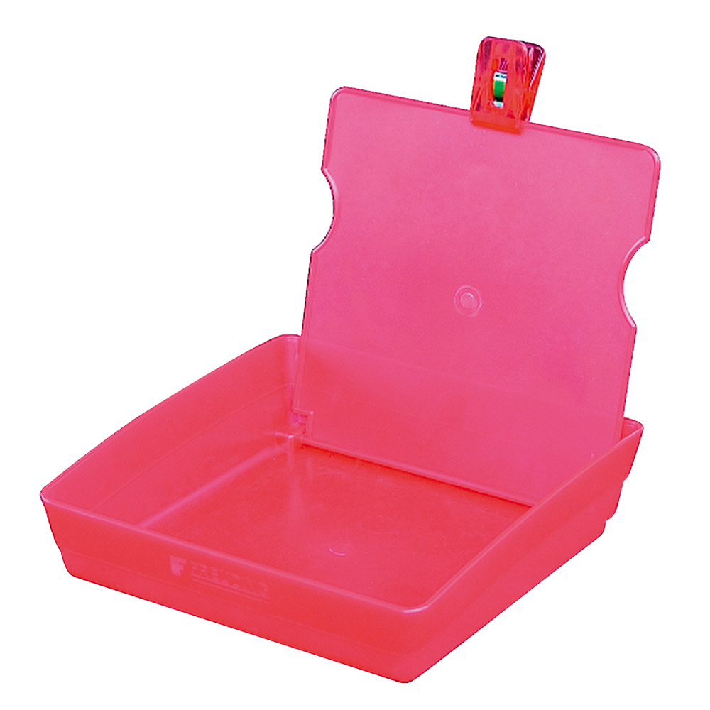 Werkbakje KT4202 rood 203x203x60mm x 60 mm, ABS