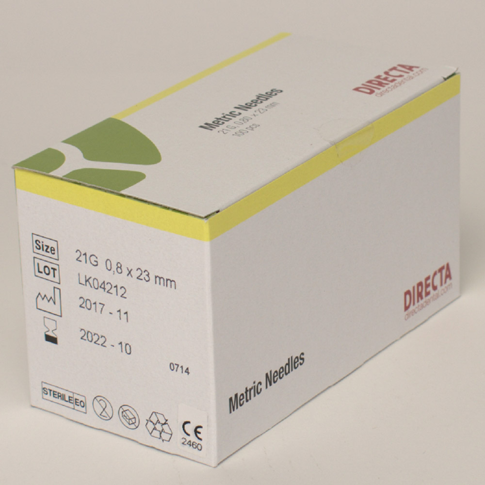 Calasept Canules Metrisch G21, 100 stuks