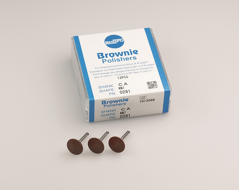 BROWNIE polijst artikelen Wst KN 7 125, 12 stuks