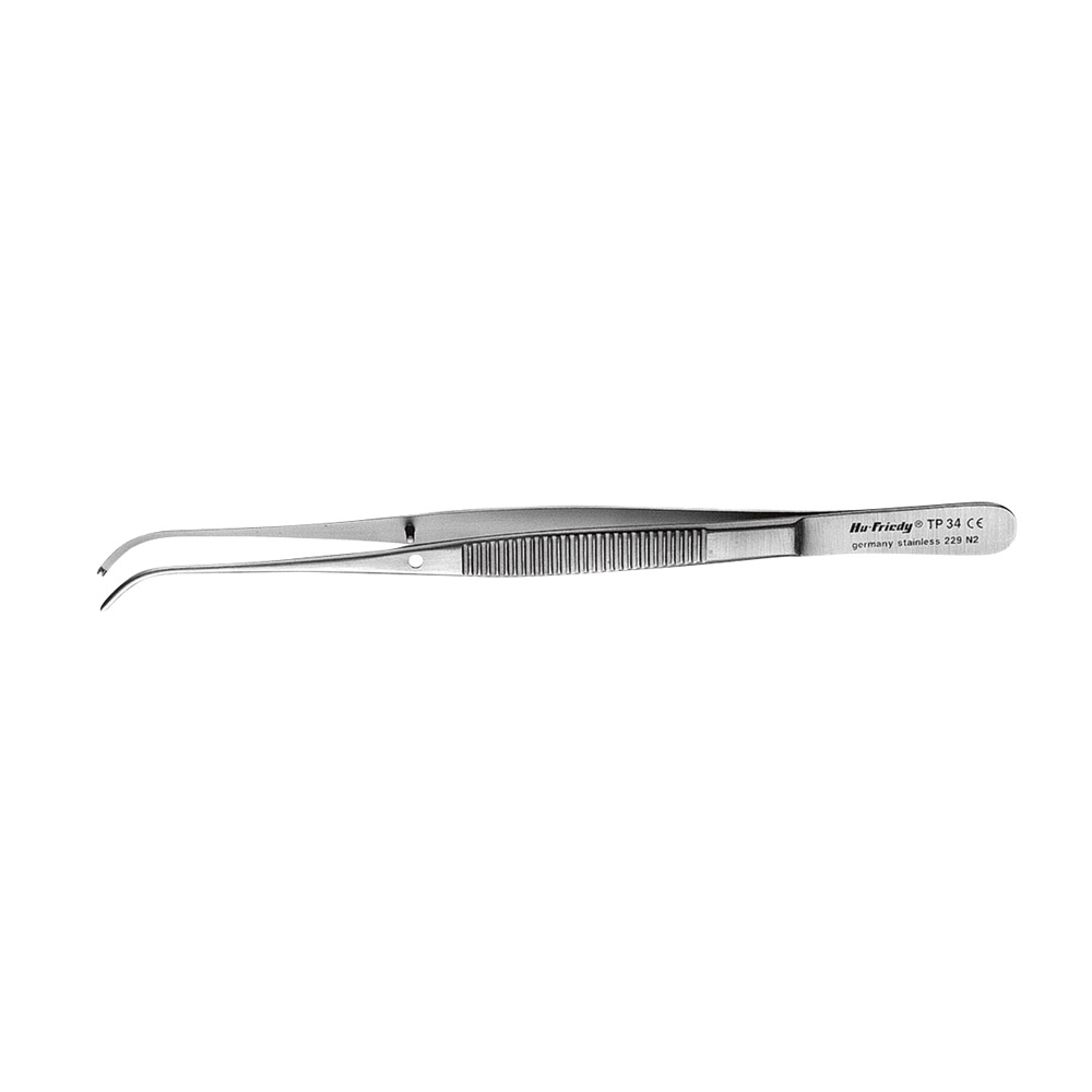 Chirurgische pincet 34-12,5 cm gebogen St