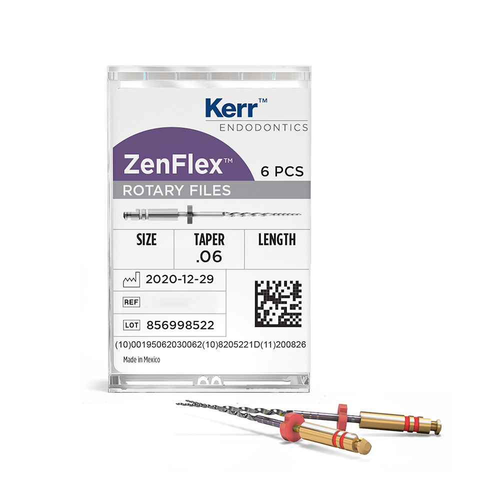 ZenFlex Niti vijlen .30 / .06 21 mm conus, 6 stuks
