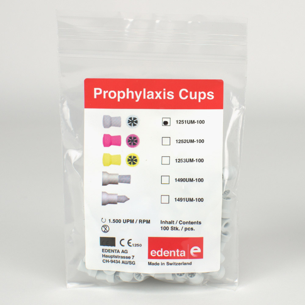 Prophy-Polierer ongemonteerd 1251, 100 stuks