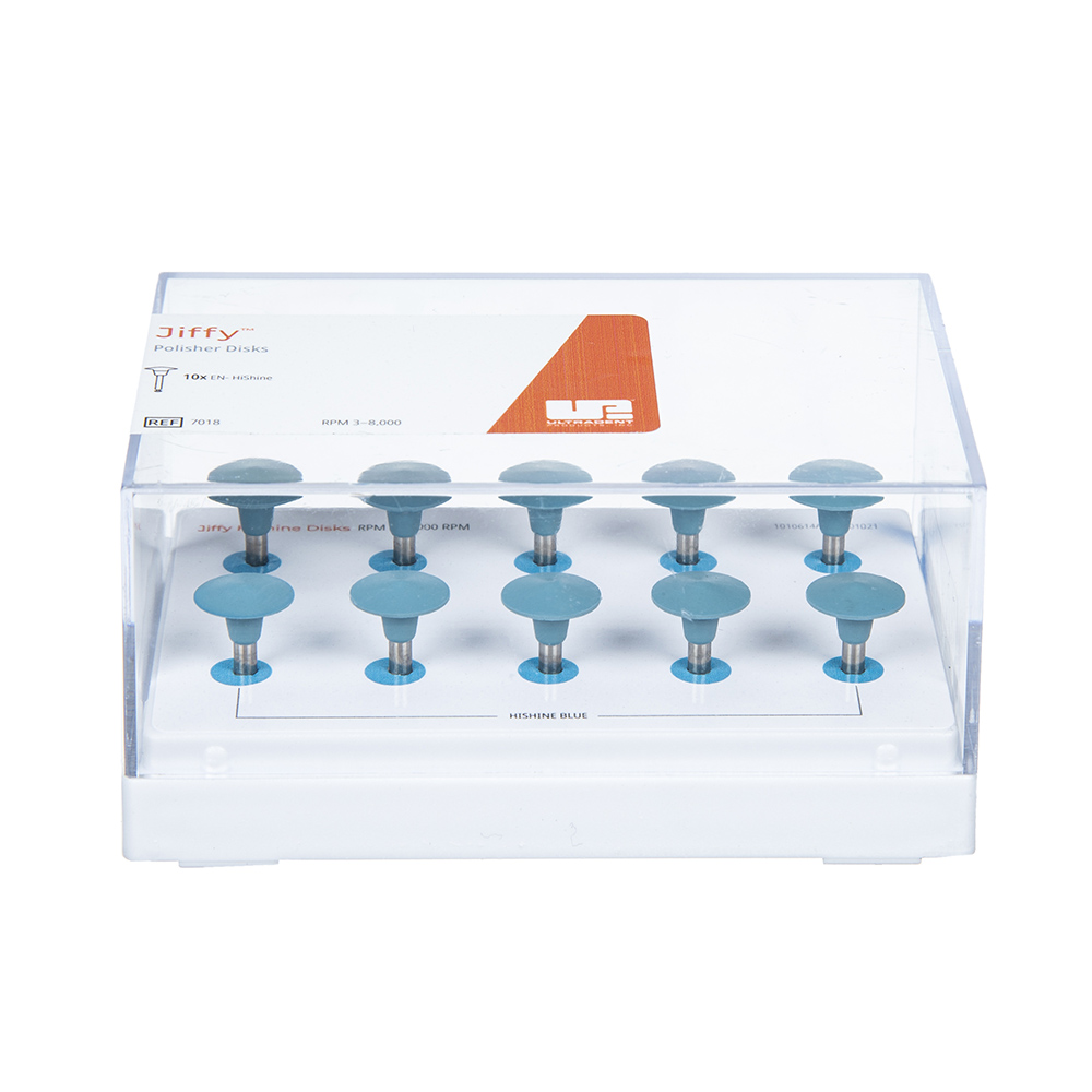 Jiffy HiShine blauwe schijf, 10 stuks