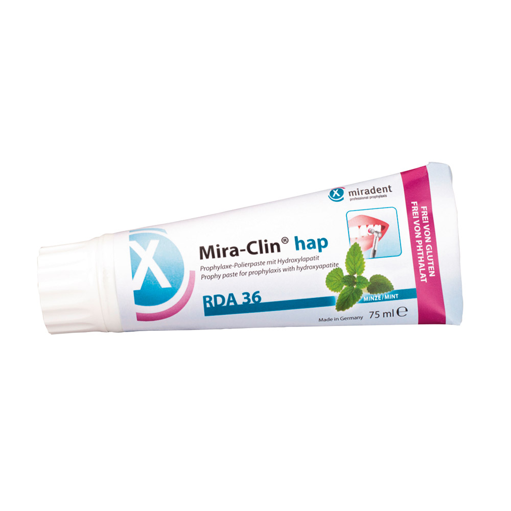 Mira-Clin hap polijstpasta, 75 ml