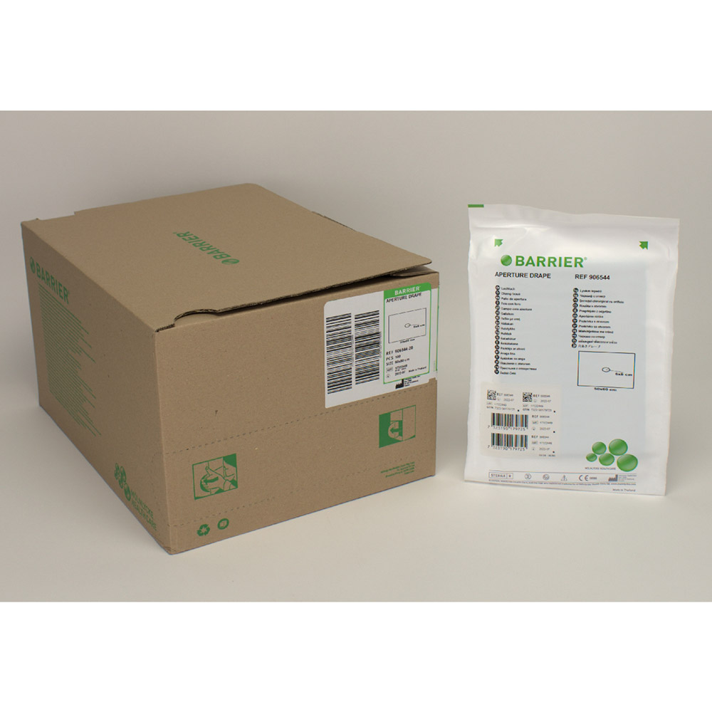 Barrier ovale doek met opening 50 x 60 cm, 100 stuks