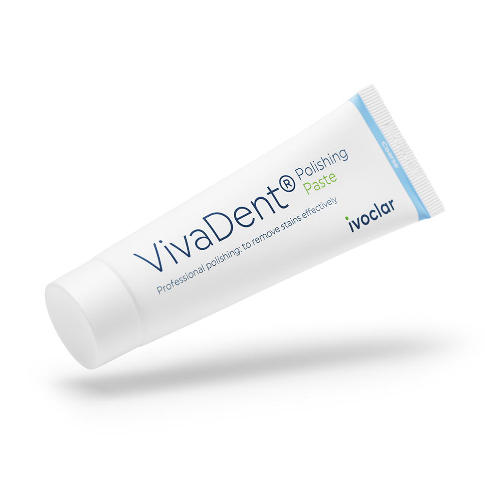 Vivadent Polijstpasta grof mint, 80 g tube
