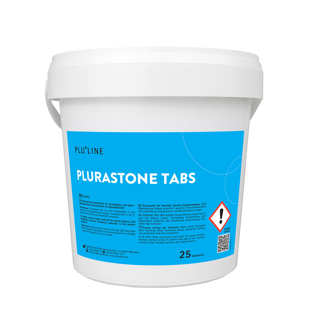 Plurastone Tabs gipsoplosser, 25 stuks emmer