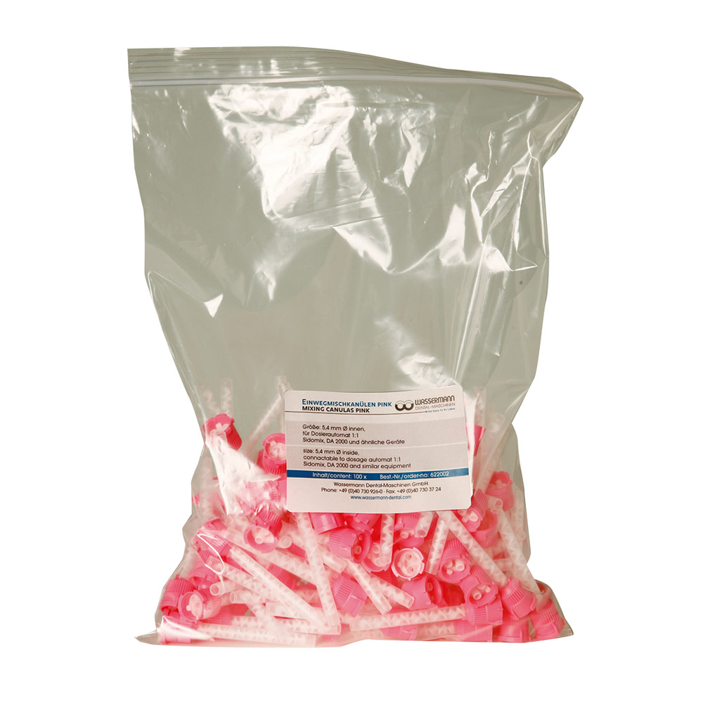Sidomix mengnaalden roze, 100 stuks