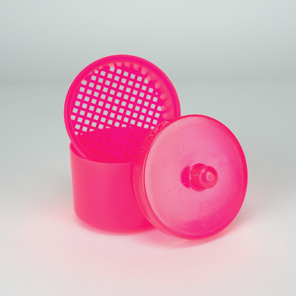 Prothesenreinigingsdoos fuchsia, stuk