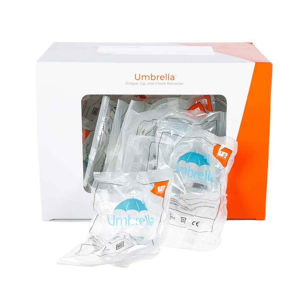 Umbrella Cheek Retractor medium helder, 40 stuks