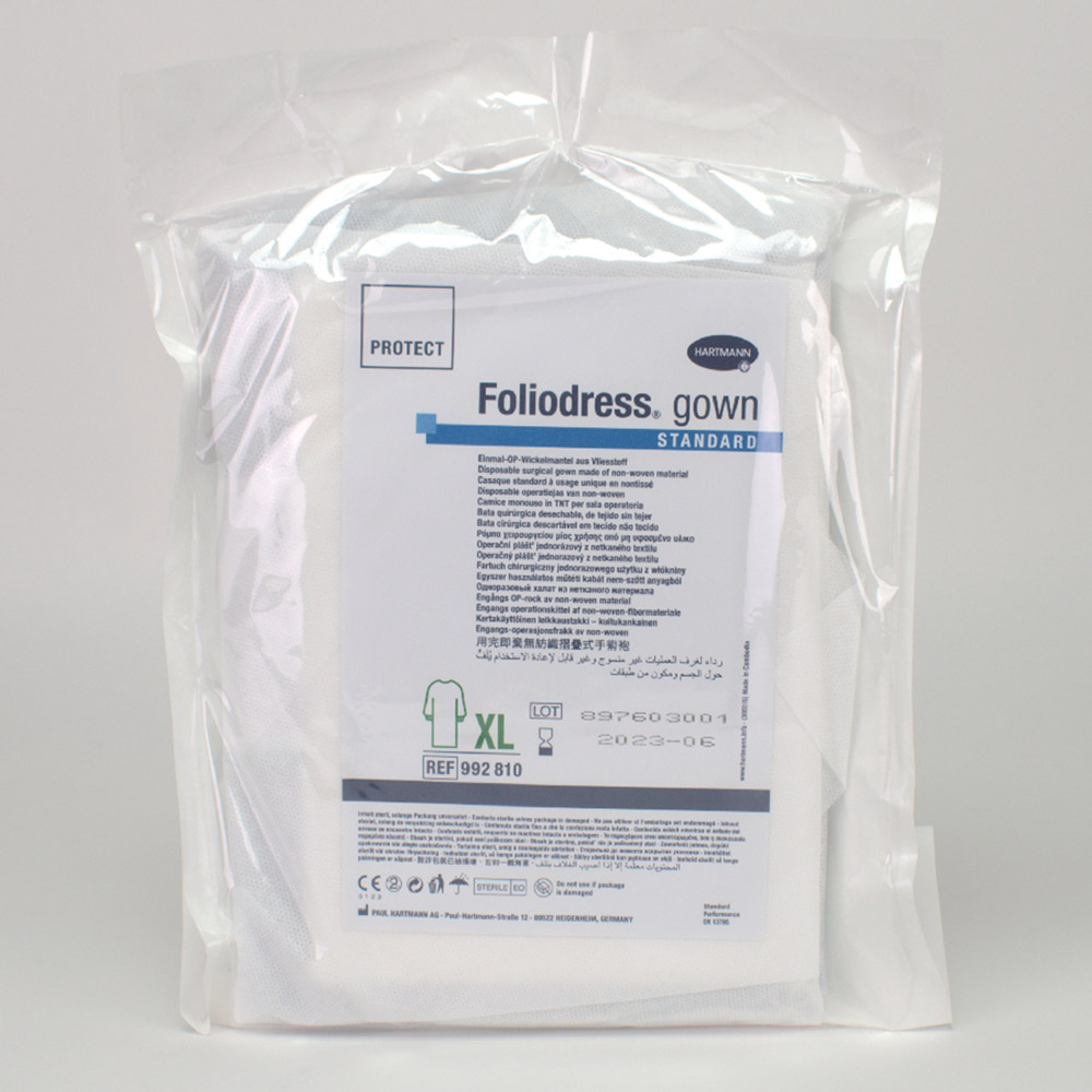 Foliodress Gown Protect Standard XL, 32 stuk
