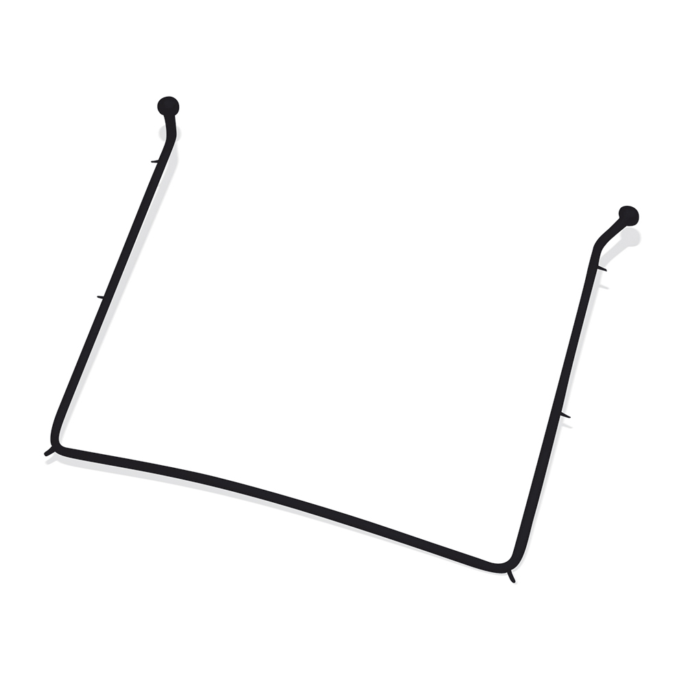 Kofferdamframe TriColor volwassenen zwart, stuk