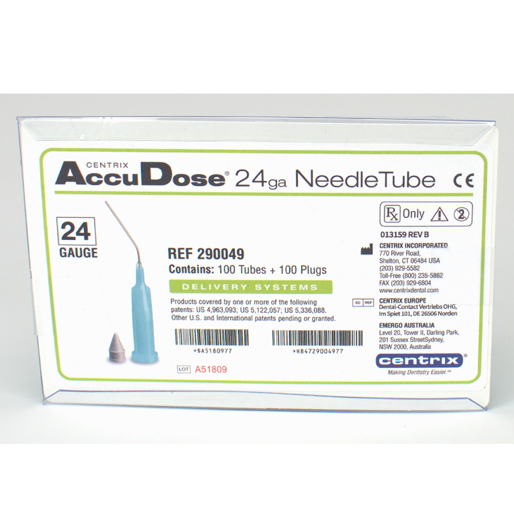 AccuDose Needle Tube G24, 100 stuks