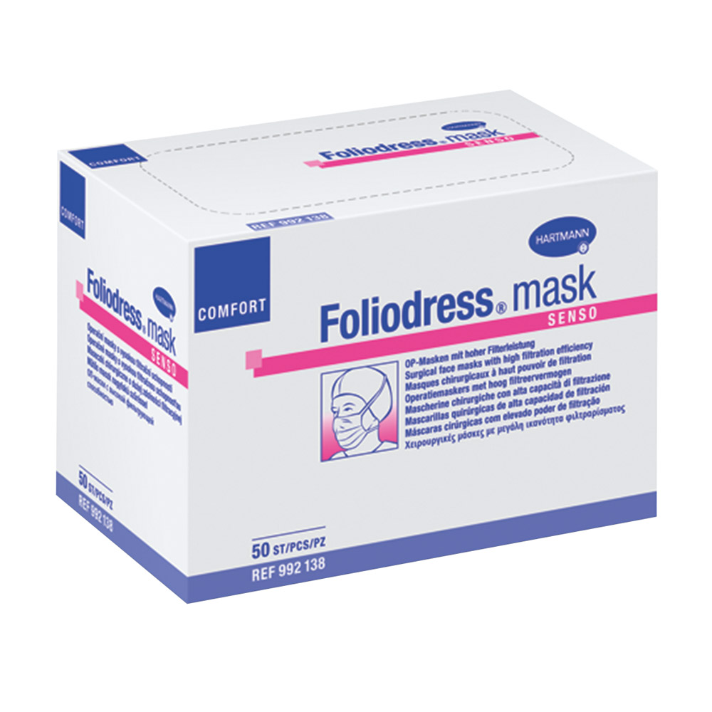 Foliodress Mask Comfort Senso Comfort Senso, 50 stuks