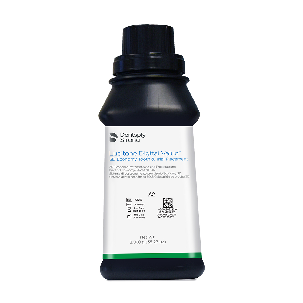 Lucitone Digital Value 3D Economy Tand & Proefplaatsing A3, 1 kg