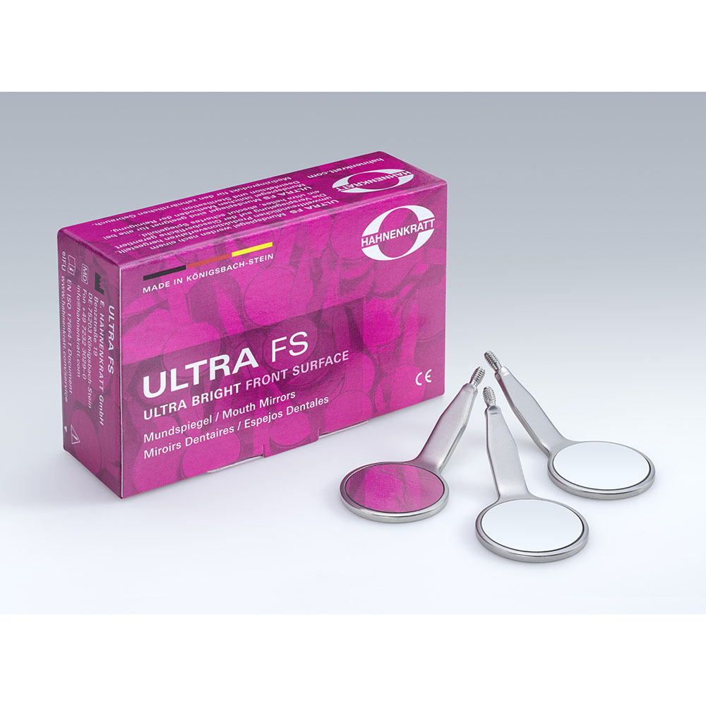 Mondspiegel Ultra FS 4 plan SS, 6 stuks