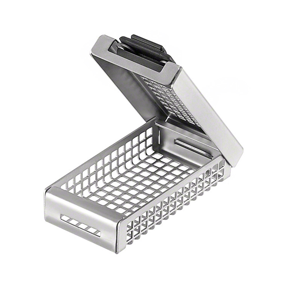 Minizeefmand geperforeerd 2 mm met deksel 85 x 44 x 25 mm, stuk