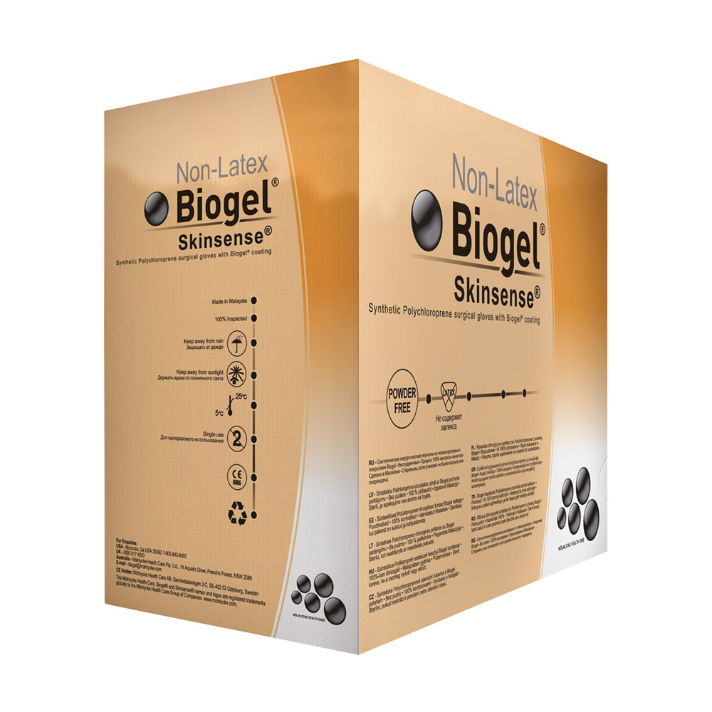 Biogel Skinsense handschoenen steriel 6,5, 50 paar