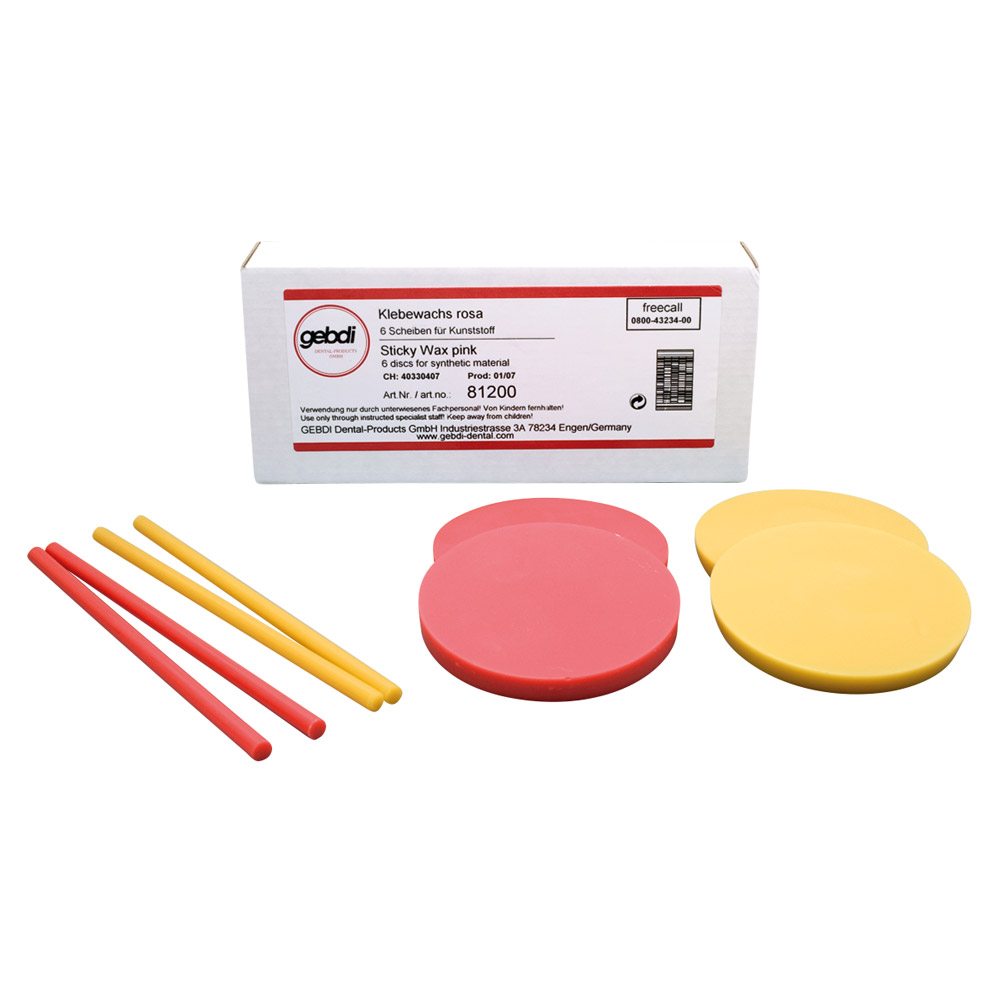 Lijmwas roze staafjes PA/20