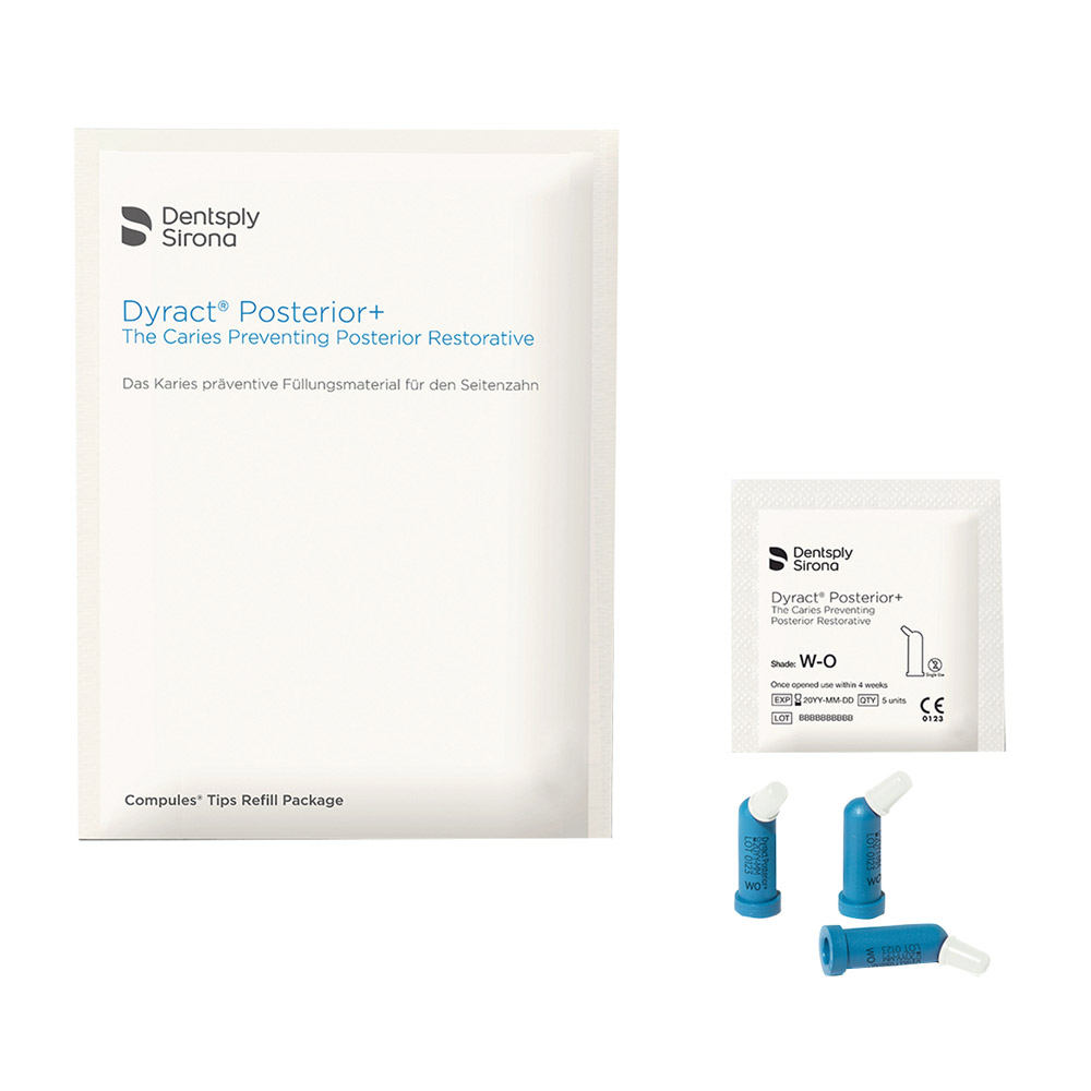 Dyract Posterior + wit-opak, 20 x 0,25 g verpakking