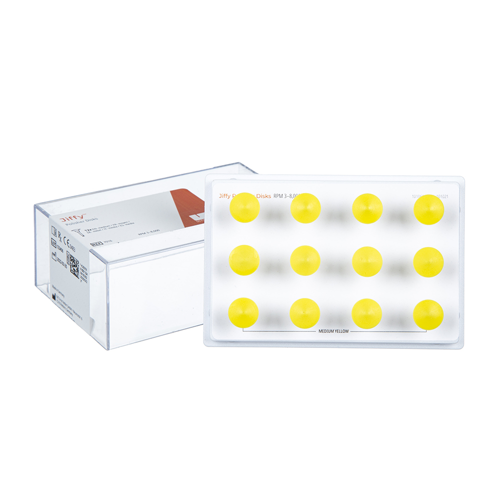 Jiffy Polijstschijf middel, 12 stuks