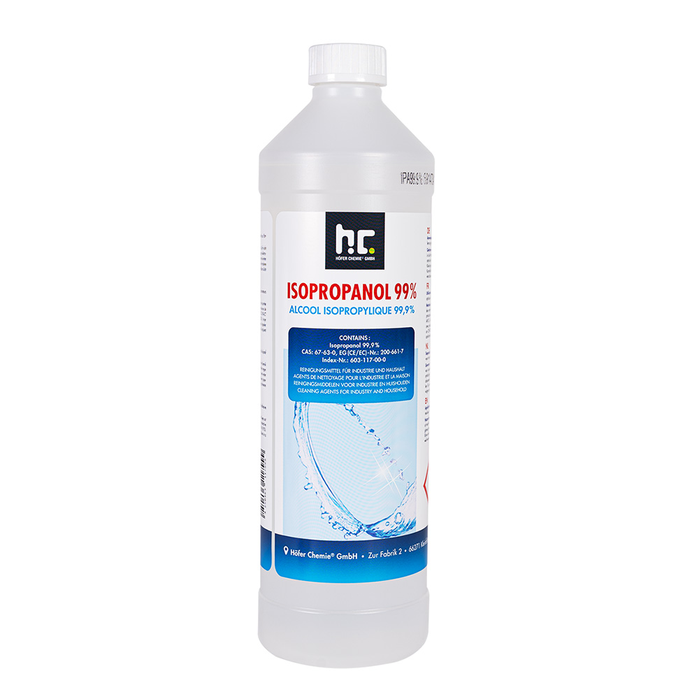 Isopropanol 99,9%. 1L Fles