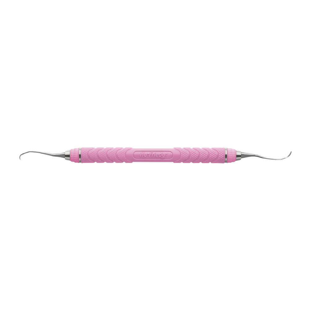 Kürette Langer 1-2 EverEdge 2 Handvat 8 Resin roze, stuk