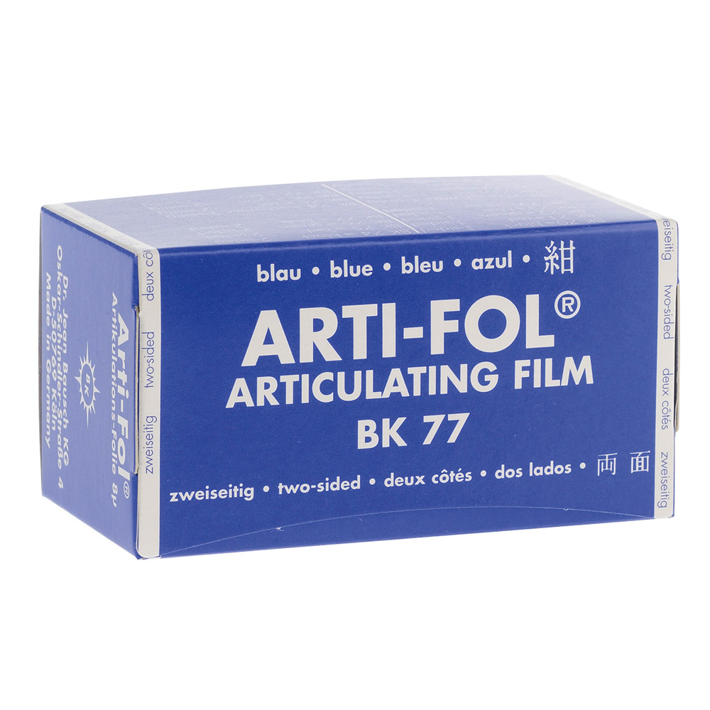 Arti-Fol dubbelzijdig blauw 75 mm BK 77, 15 m