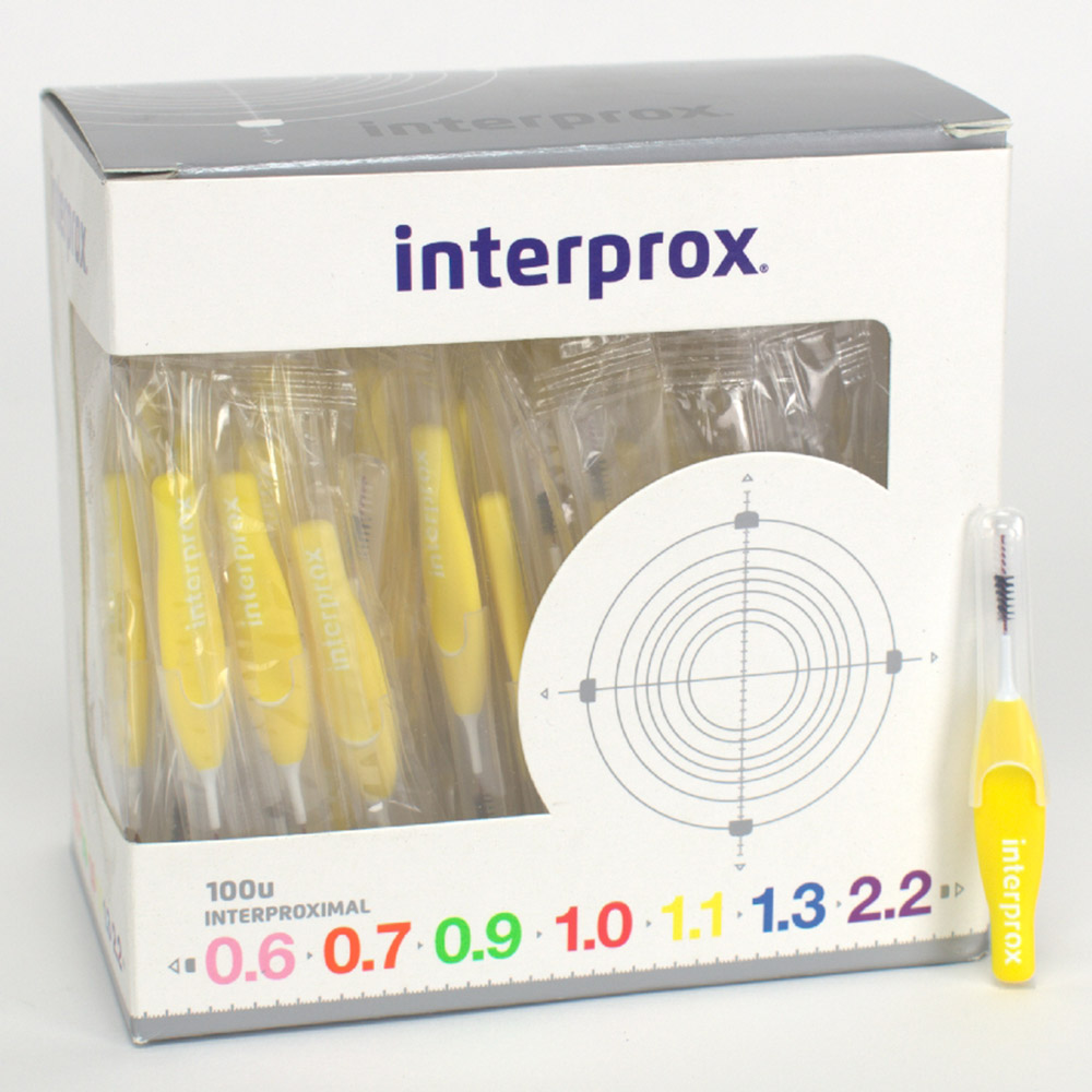 Interprox Mini geel, 100 stuk