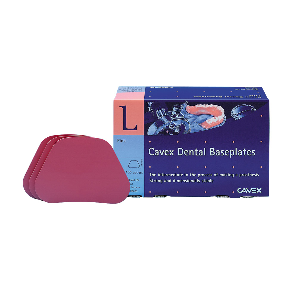 Basisplaten Cavex OK roze Dd, verpakking