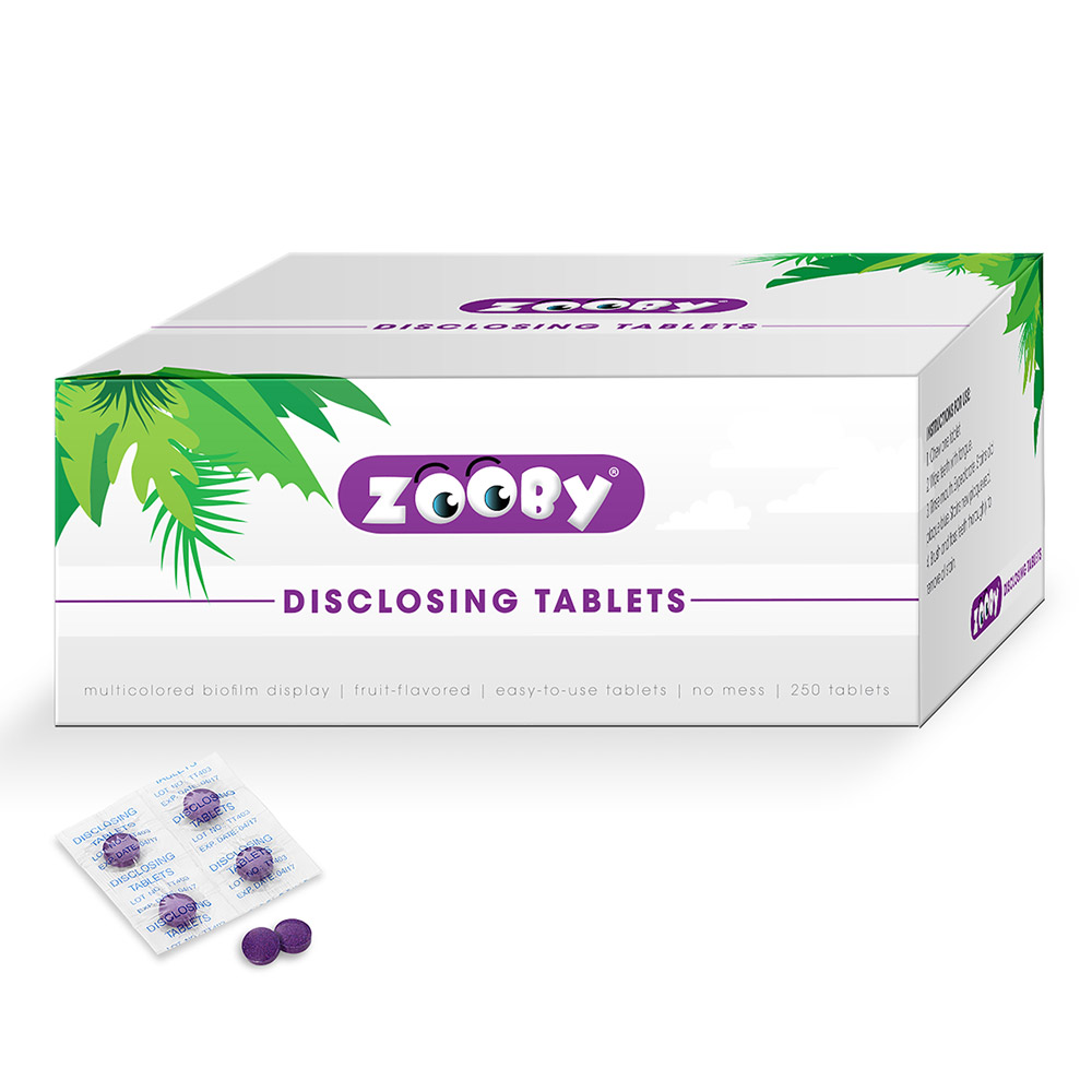 Zooby Disclosing Tablets, 250 stuk