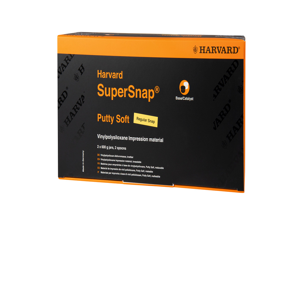 SuperSnap Putty Soft Regu. zwart 2x600g