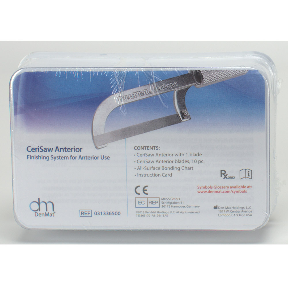 Cerisaw anterior W/11 zaagbladen + lange zaag, set