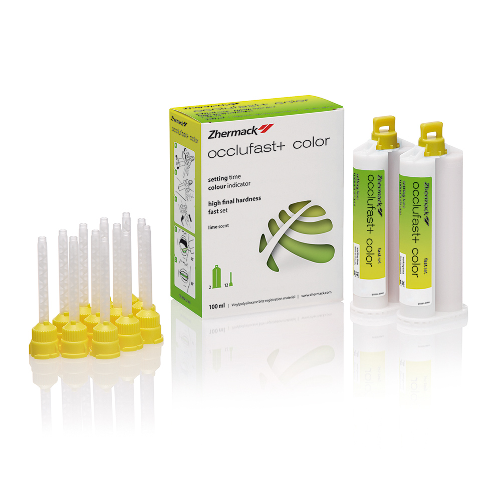 Occlufast+ Color, 2 x 50 ml + 12 mengcanules