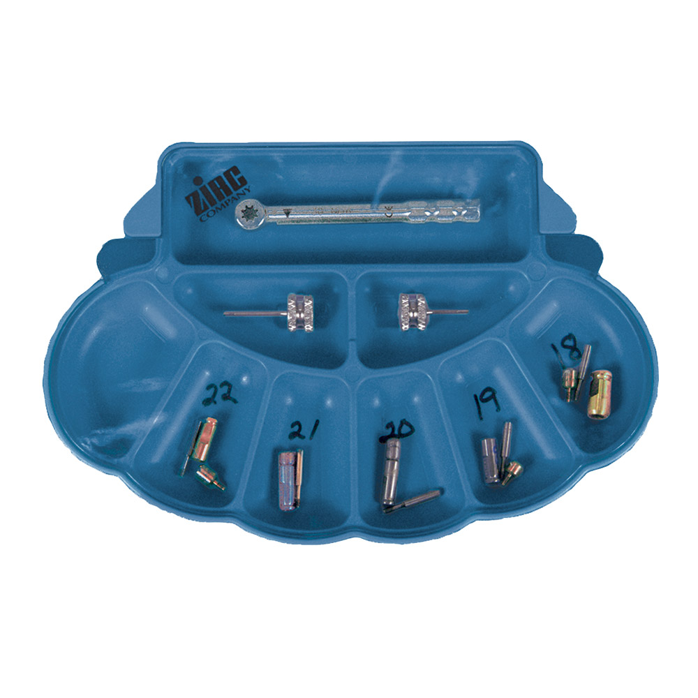 Implantaat Organizer blauw, stuk