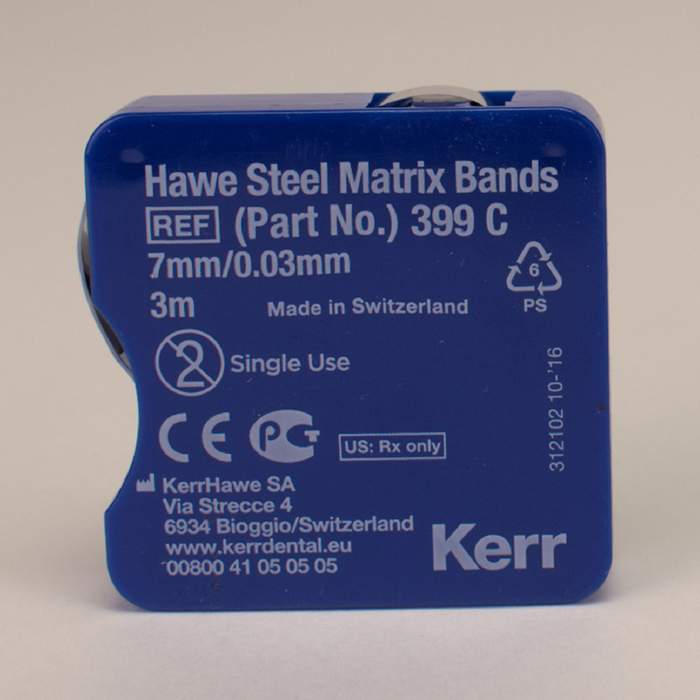Matrijsband EE 7mm 399C, 3 m Dispenser