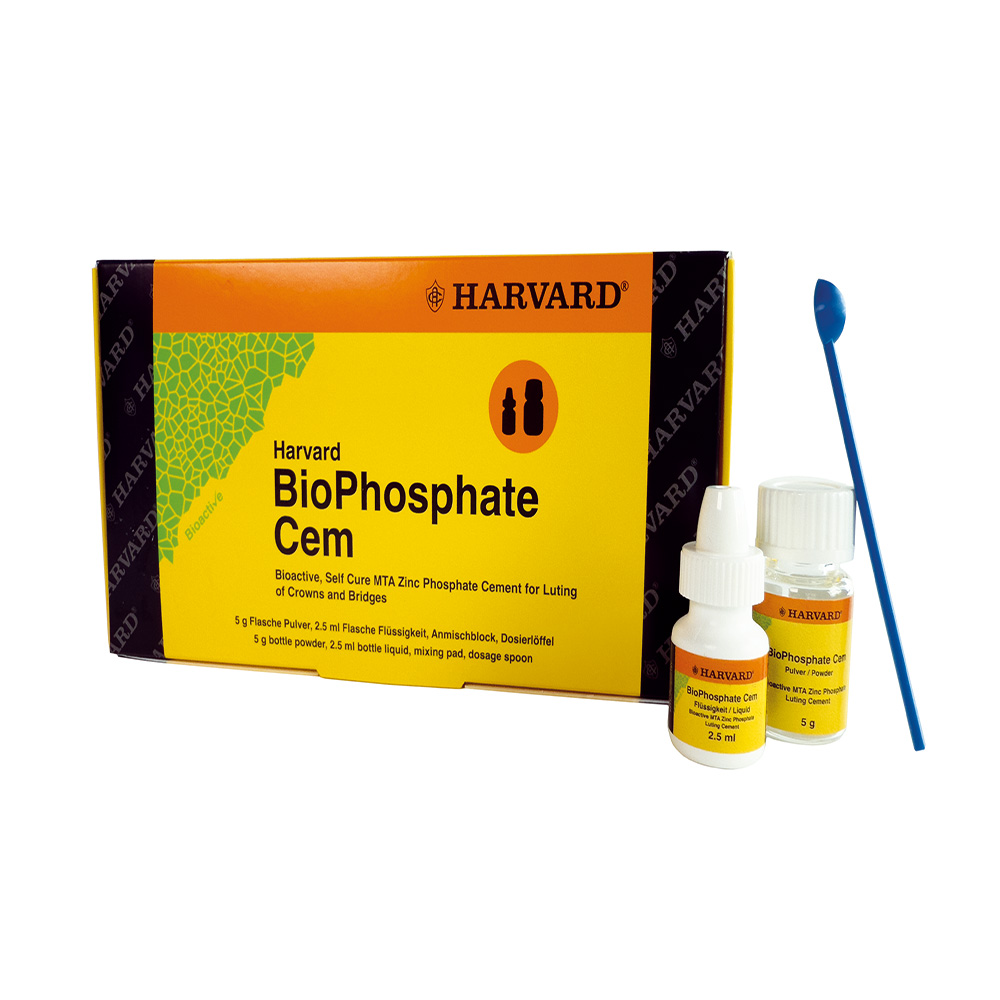 Harvard BioPhosphate Cem universeel HandMix, verpakking 5 g / 3 ml