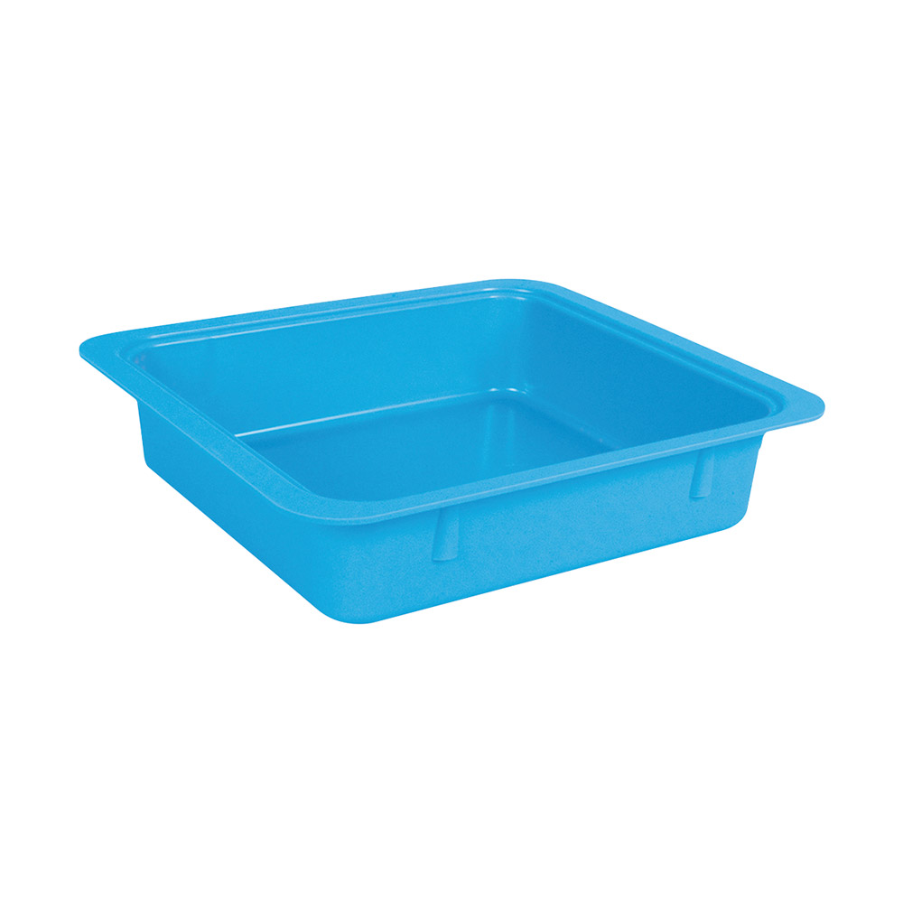 Materiaalbakje afzonderlijk neonblauw, stuk