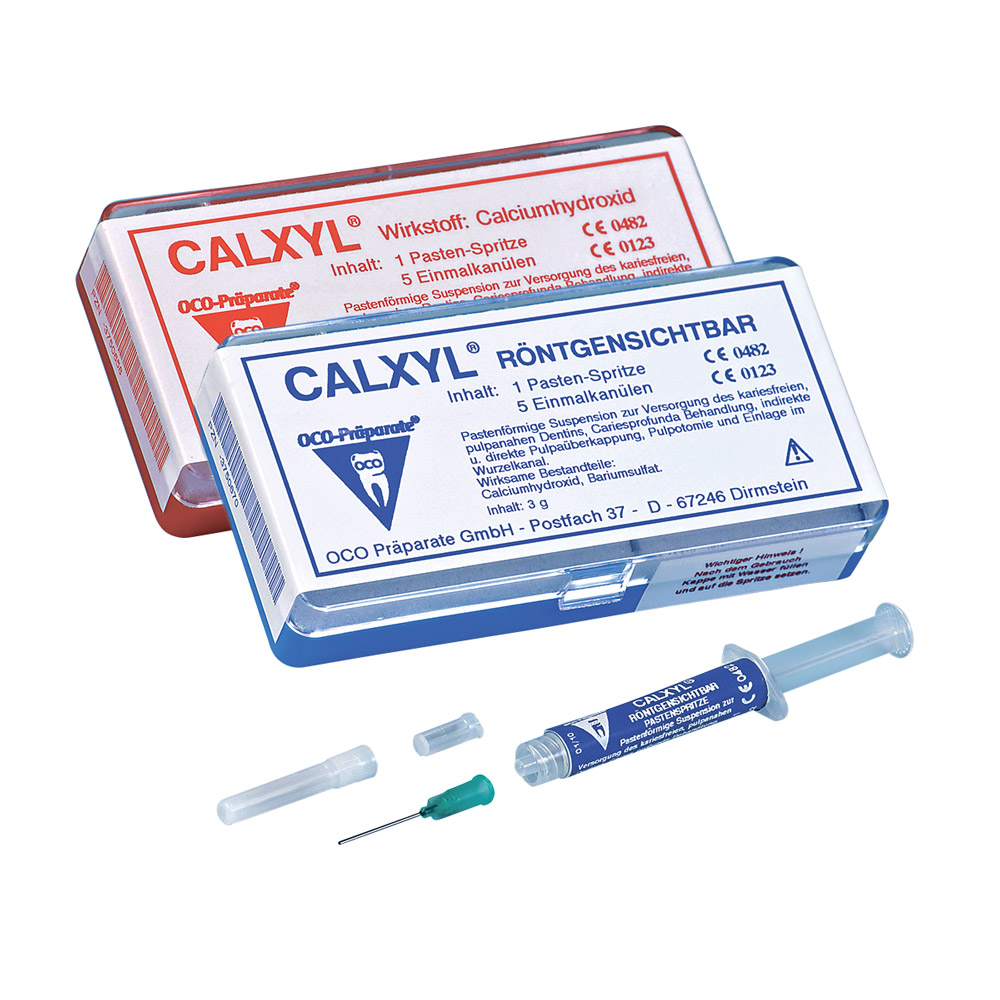 Calxyl blauw, 3 g Pasten-spuit