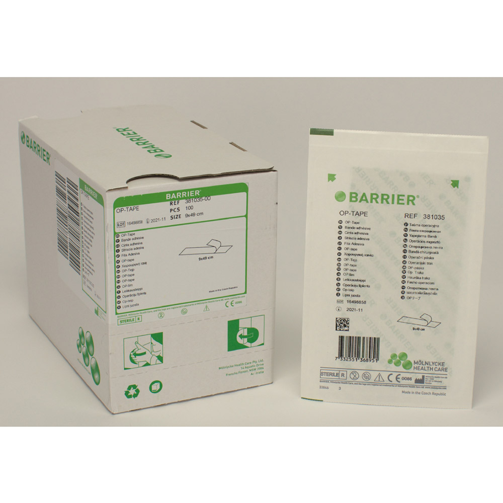 OP-Tape 9 x 49 cm, 100 stuks