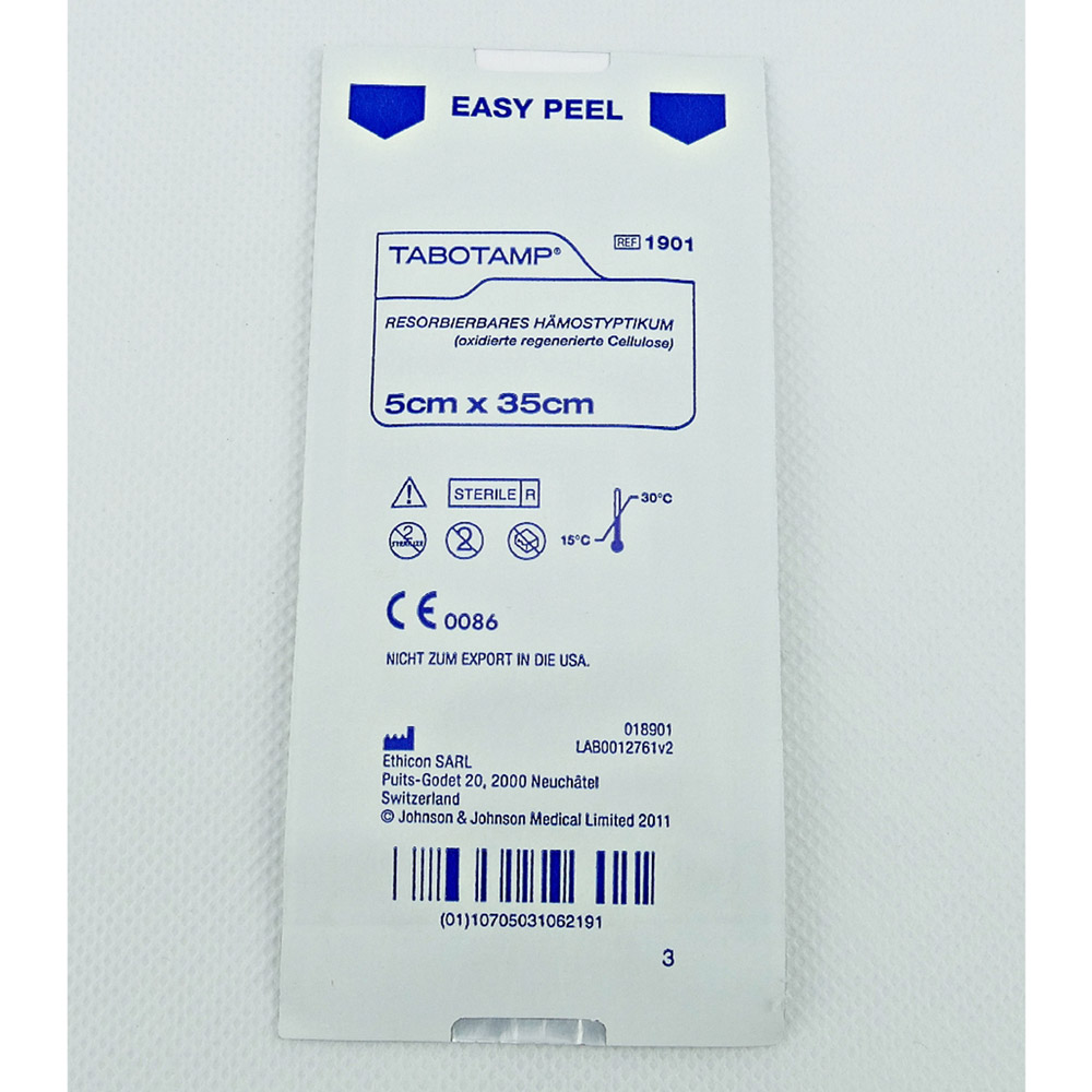 Tabotamp 5 x 35 cm, stuk