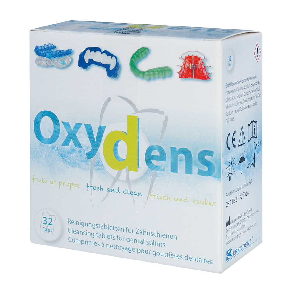 Oxydens reinigingstabletten, verpakking