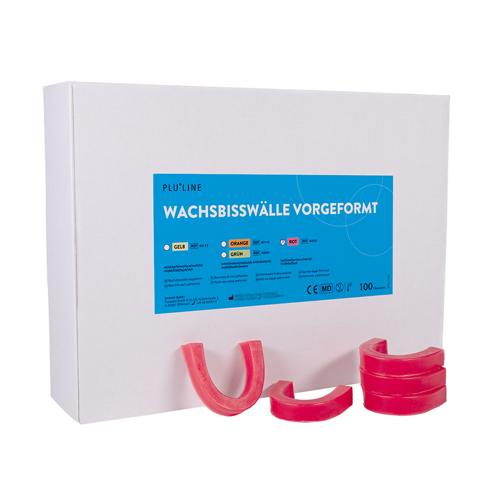 PLULINE harde wasbeetwallen roze, 100 stuks