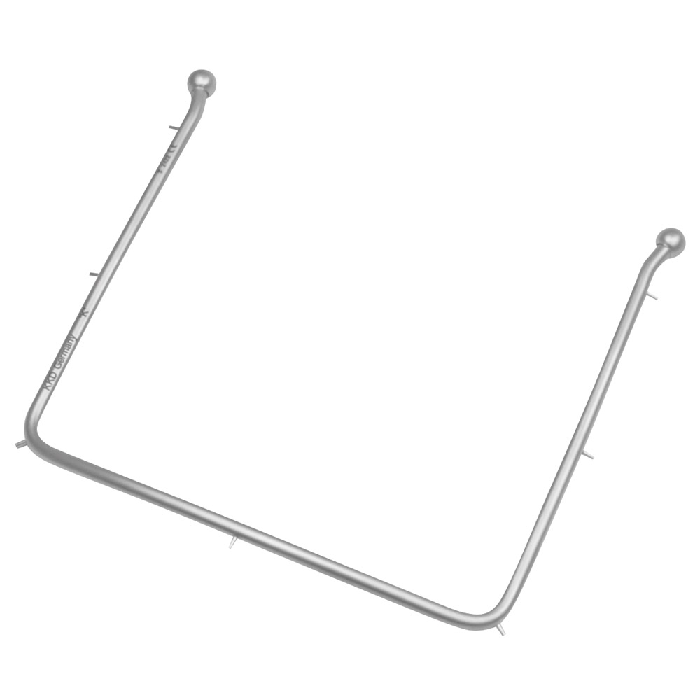 Kofferdam frame metaal kind Young 13,5 x 10,5 cm, stuk