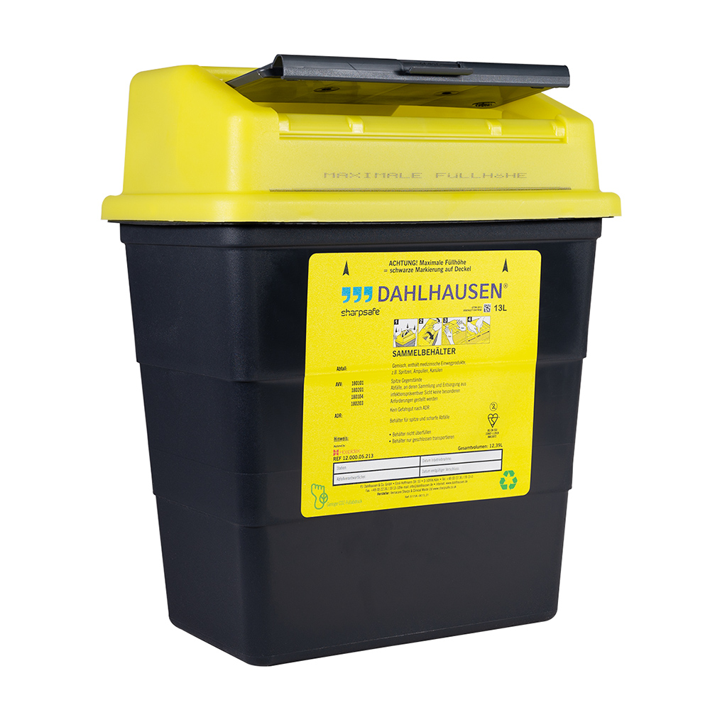 Sharpsafe 13 L afvalcontainer, stuk