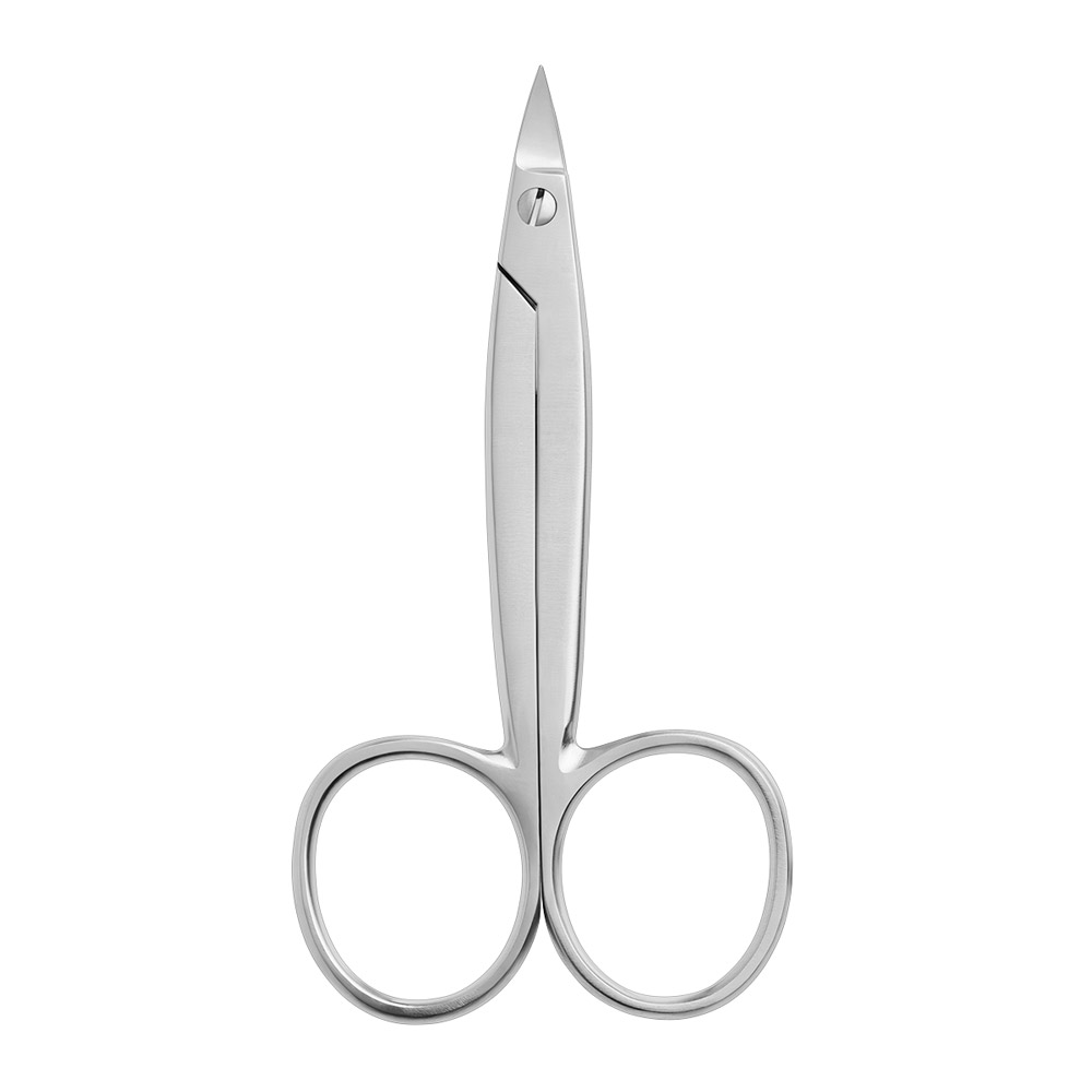 Kronen schaar 9 cm gebogen. P.st.