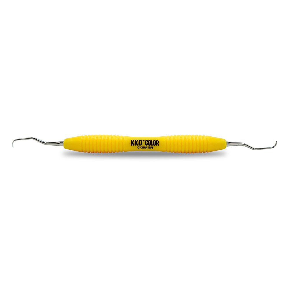 KKD COLOR standaard curette Gracey 5-6 geel, stuk